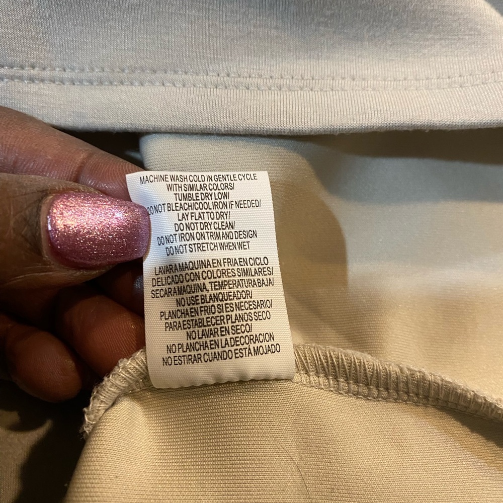 Sincerely Jules Cream and Tan Quarter Zip Pullover - Picture 8 of 8